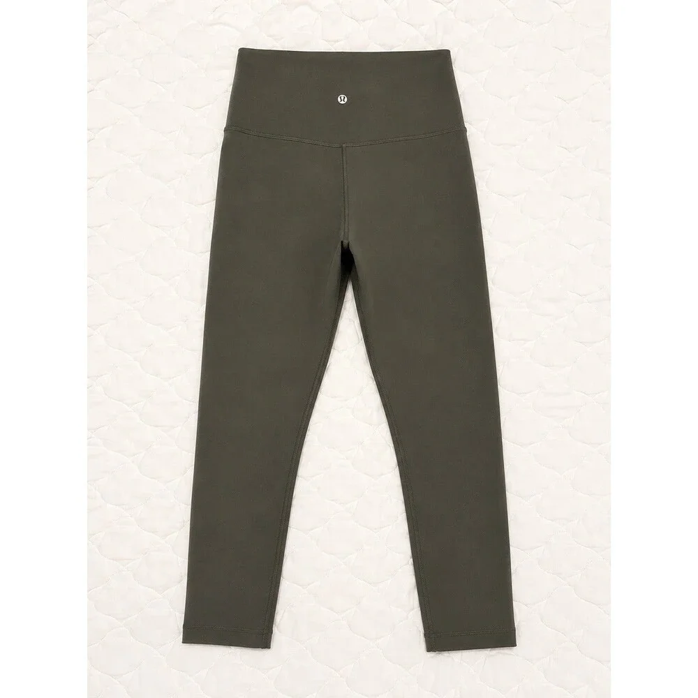 Lululemon Wunder Under High Rise Tight 29” Leggings Women’s Size 6 Dark Olive Gr